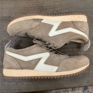 rag & bone Retro Sneaker in Sand Beige - Size 11W/41
